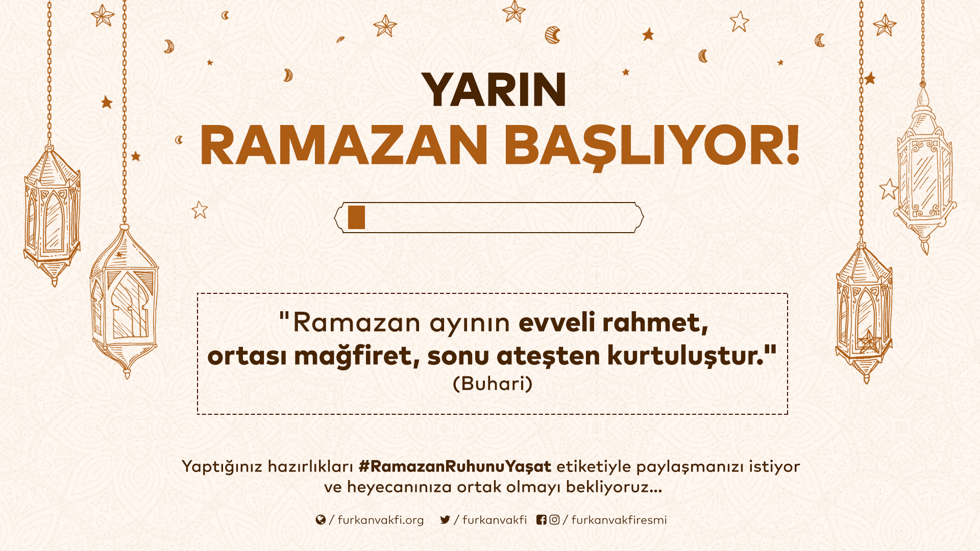 Ramazan ayı ne zaman başlıyor